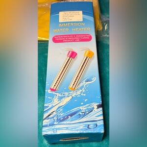 New! Immersion Electric Water Heater 1500W Submersible Cable 1.5 M.